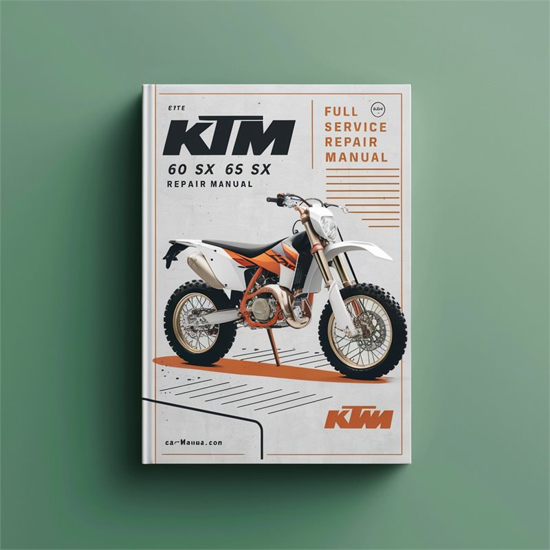2002 KTM 60 SX 65 Service Repair Workshop Manual PDF