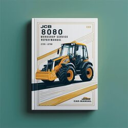 JCB 8080 Midi Excavator Service Repair Workshop Manual PDF