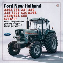 1975-1983 Ford New Holland 230a, 231, 335, 340, 340b, 420, 445, 455a, 531, 532, 535, 540a, 540b, 545, 545A Tractor Service Repair Workshop Manual PDF