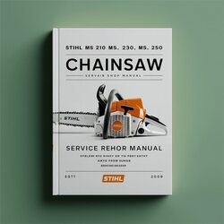 Stihl MS 210 230 250 Chainsaw Shop Service Repair Workshop Manual PDF