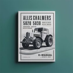 Allis Chalmers 5020 5030 Service Repair Workshop Manual PDF