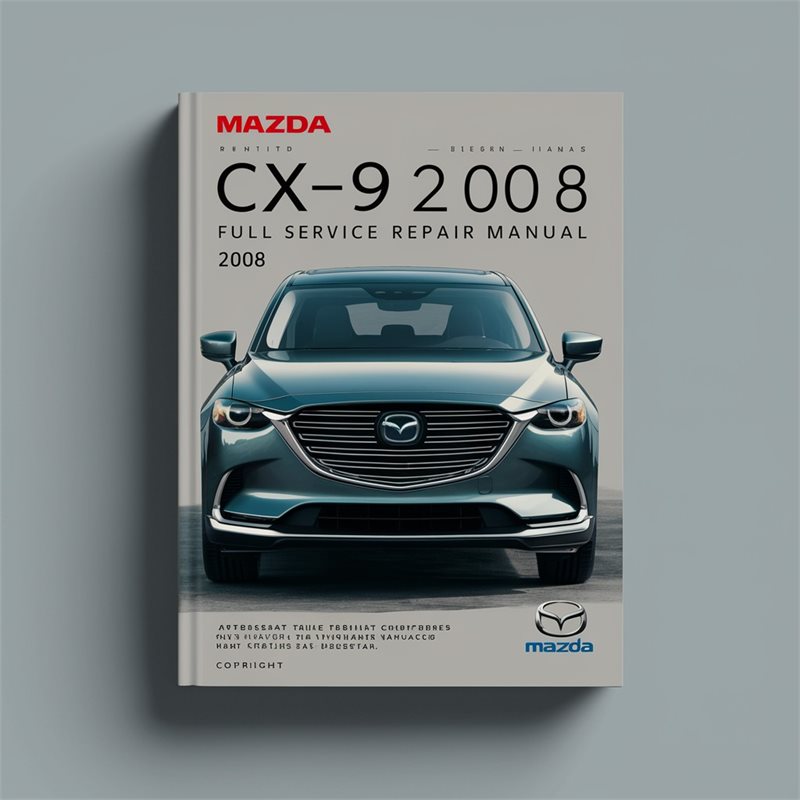2008 Citroen CX Mazda CX9 -9 Service Repair Workshop Manual PDF