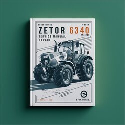 Zetor 6340 Tractor WSM Service Repair Workshop Manual PDF