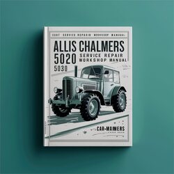 Allis Chalmers 5020 5030 Service Repair Workshop Manual PDF