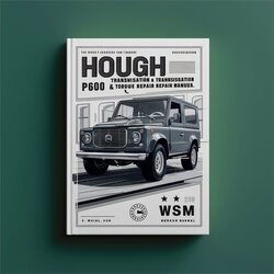 Hough P600 Transmission Torque Converter WSM Service Repair Workshop Manual PDF