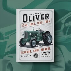 1955 Oliver 1755 1855 Tractor Shop Service Repair Workshop Manual PDF