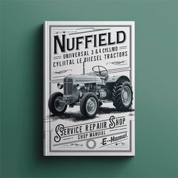 Nuffield Universal 3 4 Cylinder Diesel Tractors Shop Service Repair Workshop Manual PDF