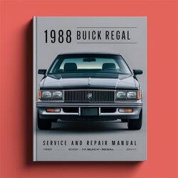 1988 Buick Regal Service Repair Workshop Manual PDF