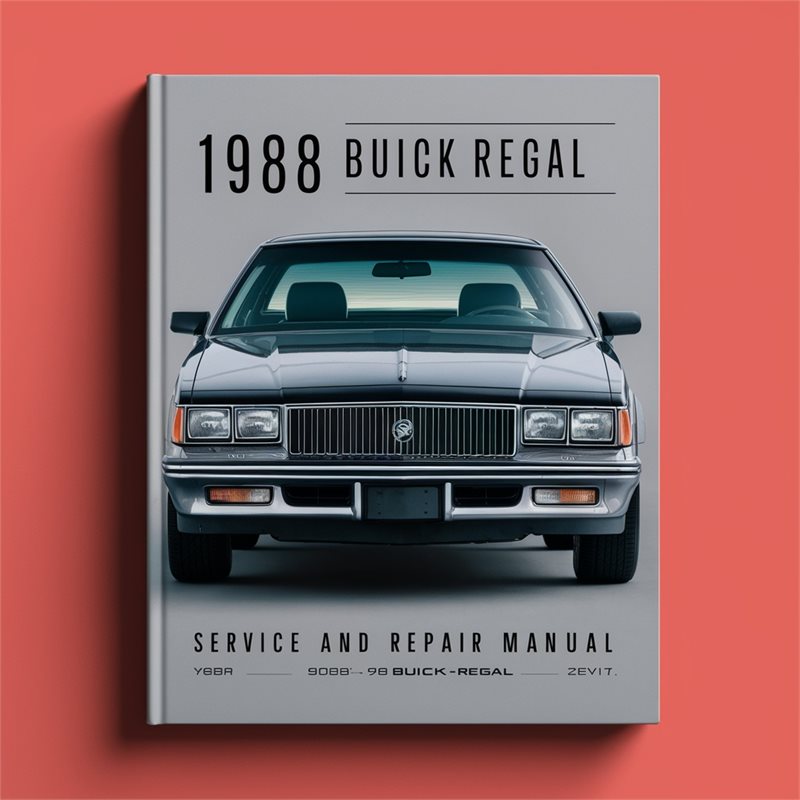 1988 Buick Regal Service Repair Workshop Manual PDF