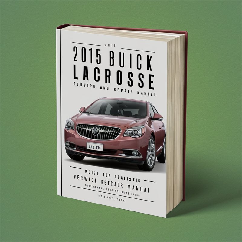 2015 Buick Lacrosse Service Repair Workshop Manual PDF