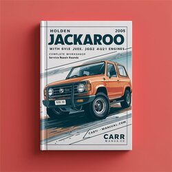 Holden Jackaroo 6vd1, 6ve1, 4jg2, 4jx1 Engines Service Repair Workshop Manual PDF