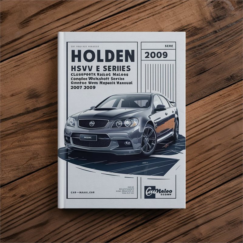 2007-2009 Holden GTS HSV E Series Clubsport R8 Grange Maloo Ute Senator W427 Service Repair Workshop Manual PDF