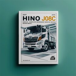 Hino 300 Series J05C J08C TD TP TR Diesel Engine Service Repair Workshop Manual PDF