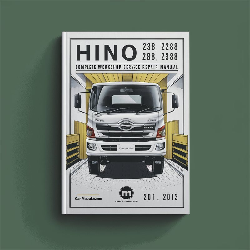 2011-2013 Hino 300 Series Service Repair Workshop Manual PDF