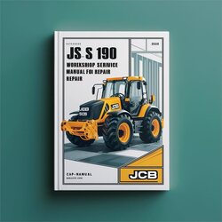 JCB JS 190 Excavator Service Repair Workshop Manual PDF