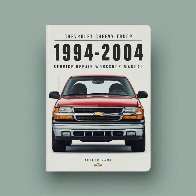 1994-2004 Chevrolet Chevy S10 Pickup Truck Service Repair Workshop Manual PDF