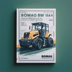 Bomag BW 154-4 Tandem Vibratory Roller Hydraulic Service Repair Workshop Manual PDF