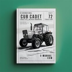 Manual de Servicio IH Cub Cadet 72 Tractor WSM (PDF)