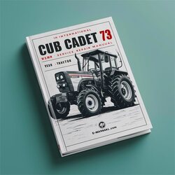 Manual de Servicio IH Cub Cadet 73 Tractor WSM PDF