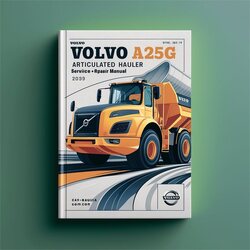 Volvo A25G Articulated Hauler Service Repair Workshop Manual PDF