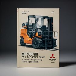 Mitsubishi FD FG FGE Series Forklift Truck Service Repair Workshop Manual PDF