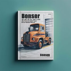 Bonser 50 60 70 90 100 D HD TC LS 45 75 Fork Lift Truck Service Repair Workshop Manual PDF
