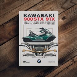 1997-2000 Kawasaki 900 STX 900STX JT900 Jet Ski Service Repair Workshop Manual PDF