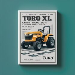 Toro XL Lawn Tractor Service Repair Workshop Manual PDF