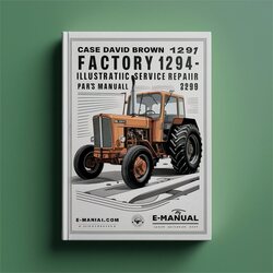 Case David Brown 1294 Tractor Illustrated Parts Catalog PDF