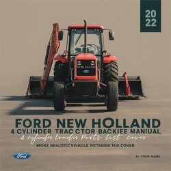 Ford New Holland 555D 4 Cylinder Tractor Loader Backhoe Parts Catalog PDF