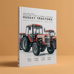 Bolens FMC Medium Tube Frame Husky Tractors Models 855 1055 1155 1255 1453 1456 1656 Service Repair Workshop Manual PDF