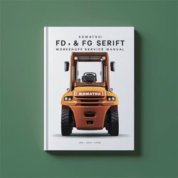 Komatsu FD FG Series Forklift Service Repair Workshop Manual PDF