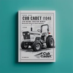 Cub Cadet I1042 I1046 I1050 ZTR Riding Tractor Mower Service Repair Workshop Manual PDF
