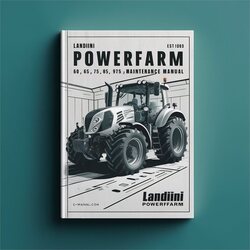 Landini Powerfarm 60 65 75 85 95 105 Tractor Operators Service Repair Workshop Manual PDF