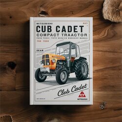 Mitsubishi Cub Cadet Compact Tractor 7235-7305 Service Repair Workshop Manual PDF