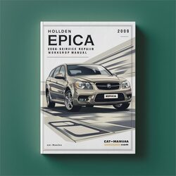 2006-2009 Holden Epica Service Repair Workshop Manual PDF