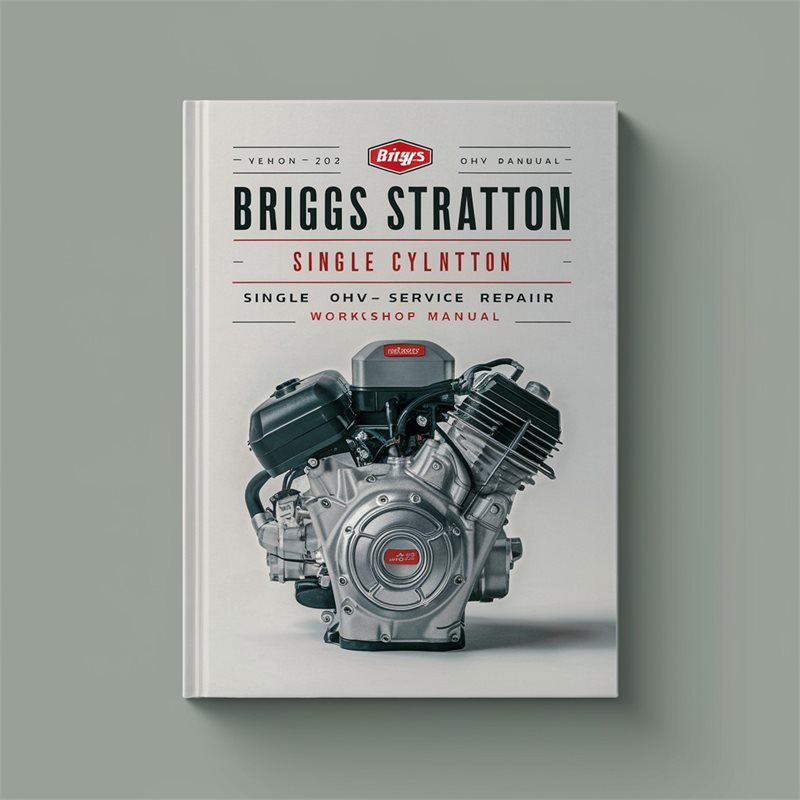 Briggs And Stratton Single Cylinder 276781 OHV Service Repair Workshop Manual PDF