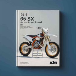 2016 KTM 65 Service Repair Workshop Manual PDF