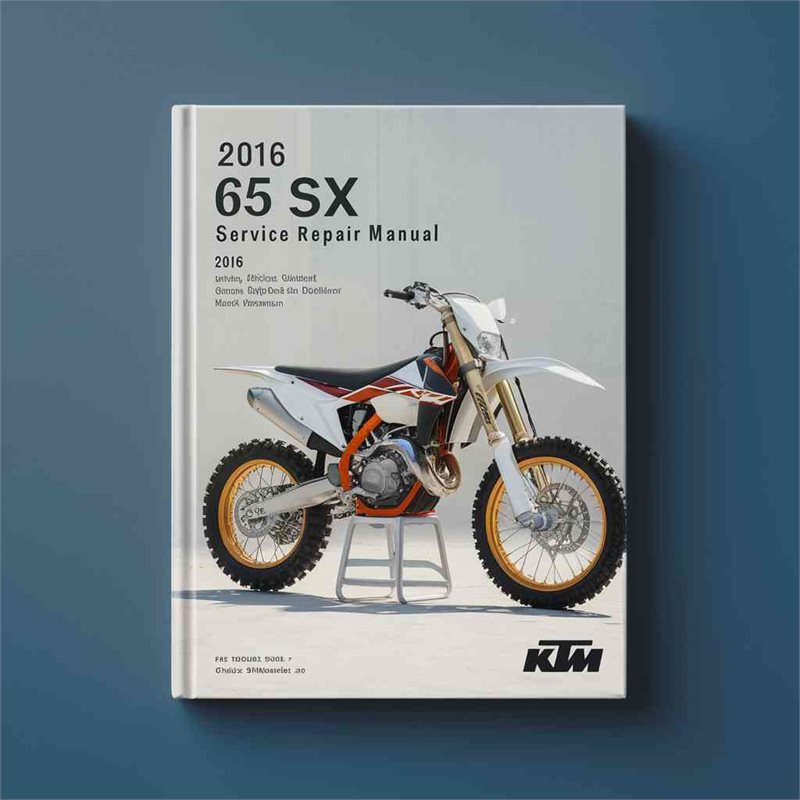 2016 KTM 65 Service Repair Workshop Manual PDF