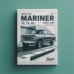 1987-1993 Mercury Mariner 70 75 80 90 HP Service Repair Workshop Manual PDF