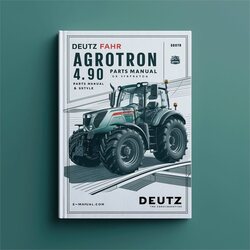Deutz Fahr Agrotron 4.90 Parts Tractor Catalog PDF