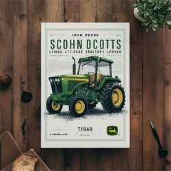 Manual de Servicio Técnico John Deere Scotts L1642, L17.542, L2048, L2548, TM1949 (PDF)