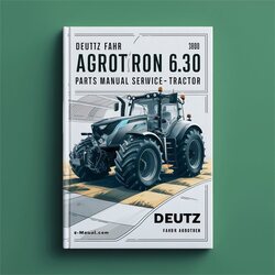 Deutz Fahr Agrotron 6.30 Parts Tractor Catalog PDF
