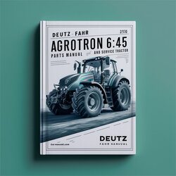 Deutz Fahr Agrotron 6.45 Parts Tractor Catalog PDF