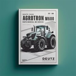 Deutz Fahr Agrotron M600 Parts Tractor Catalog PDF