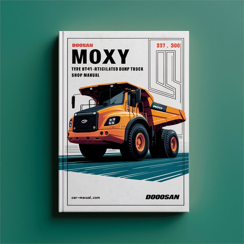 Moxy Doosan Type MT41 Articulated Dump Truck Shop Service Repair Workshop Manual PDF