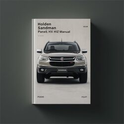 Holden Sandman Panelvan Hq Hj Hx Hz Service Repair Workshop Manual PDF