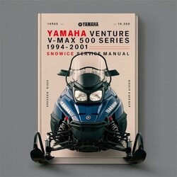 1994-2001 Genuine Yamaha Venture/vmax 500 Series - Snowmobile Service Repair Workshop Manual PDF