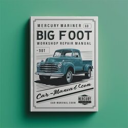 Mercury Mariner 60 HP Big Foot Service Repair Workshop Manual PDF