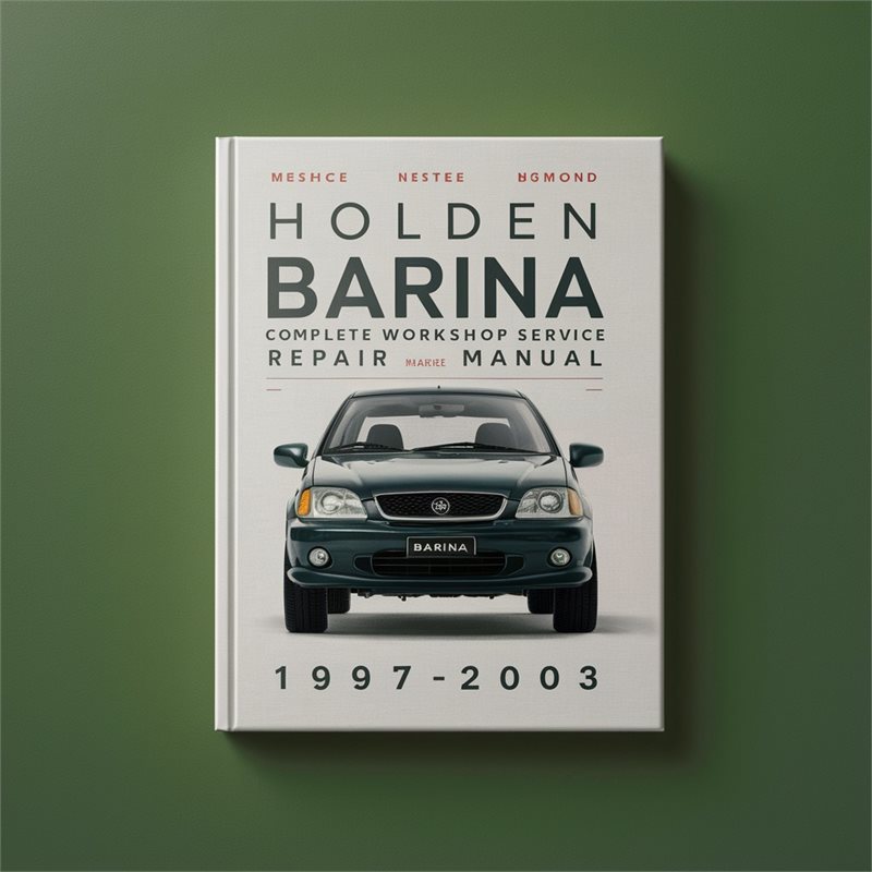 1997-2003 Holden Barina Service Repair Workshop Manual PDF